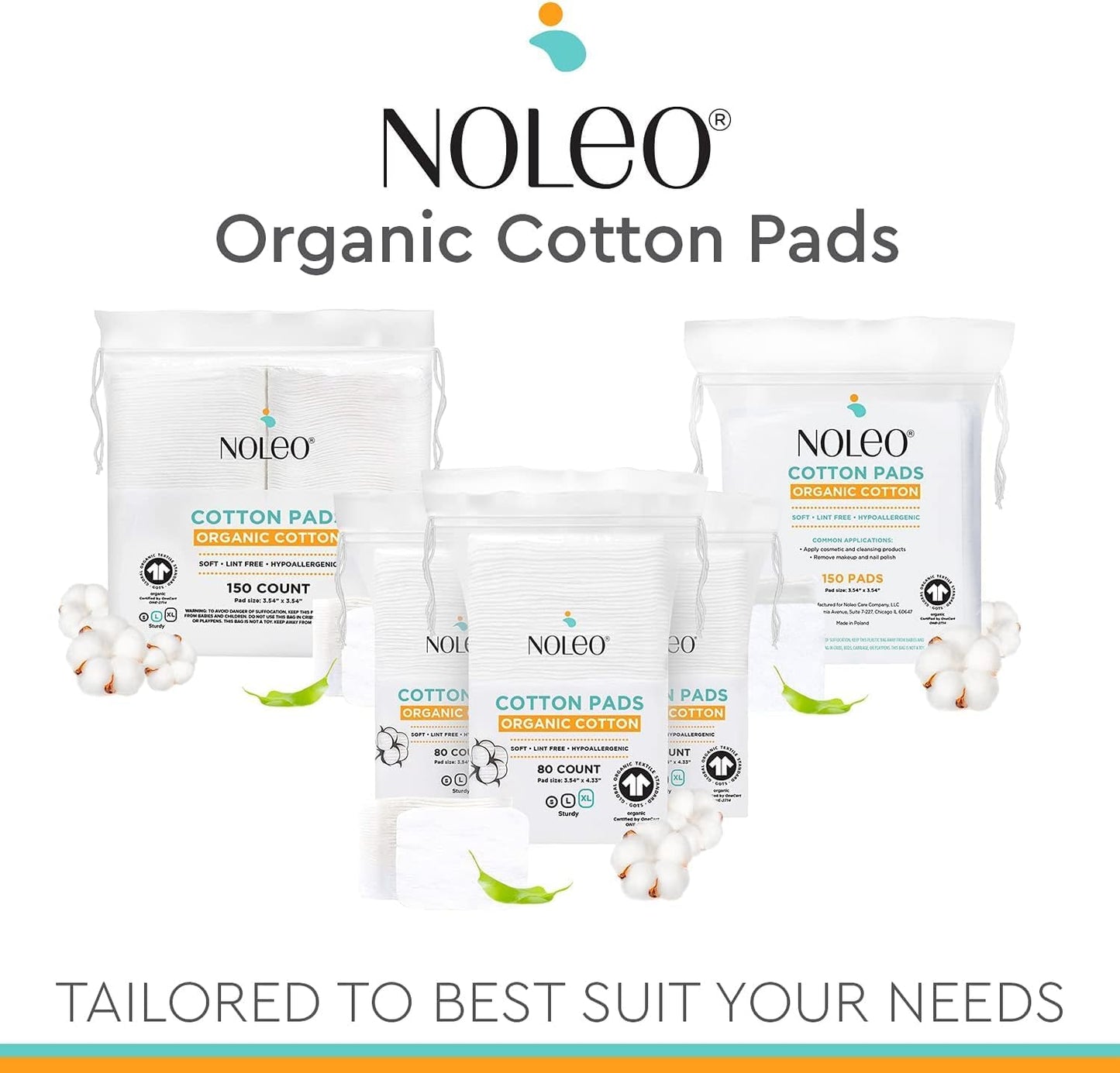Organic Cotton Rounds & Pads